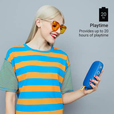 JAM Hang Around Blue Bluetooth Speaker image 3