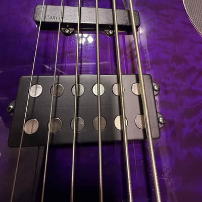 Carvin Lb 76 Mid 90s - Purple translucent quilted maple image 5