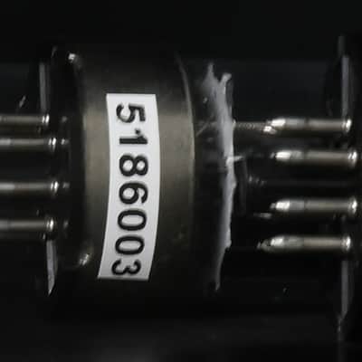 4x 1960s GE 6080 Black Plate Top Ring Getter USA Made Amplitrex Tested Tube image 6