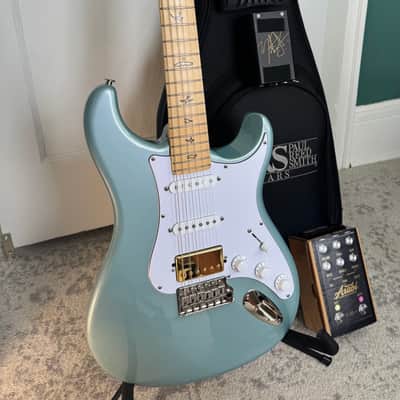PRS Silver Sky (Polar Blue, Maple Neck) w/ Suhr Asatobucker + Signed Jackson Audio Asabi Pedal image 13