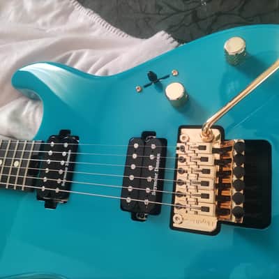Charvel Pro mod san dimas 1 HH Floyd Rose Seymour Duncan Miami blu image 3
