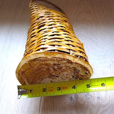 Brazilian Caxixi Basket Shaker, Large - NOS image 2