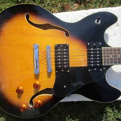 Washburn HB30TSK 335 Dot Neck Copy Guitar, 2012, HSC, Mint image 6