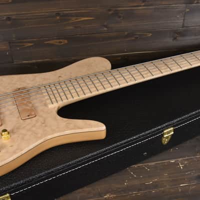 Fodera Imperial Elite 6 bass guitar 34" scale 2017 5A Quilted Maple image 20