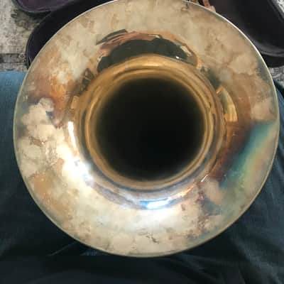 York and Sons Euphonium 4 valve  Vintage  Silver image 7