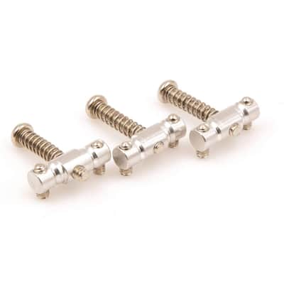 Tone Ninja Compensated Telecaster 1/4 Saddles (3), USA Made, Aluminum image 1
