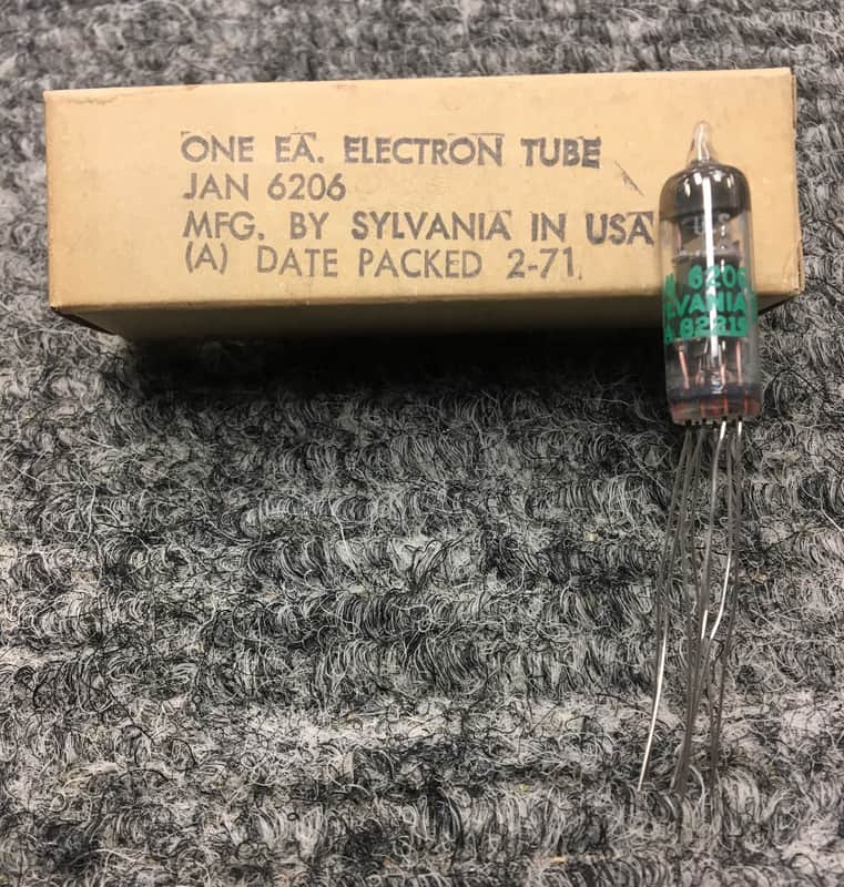 Sylvania JAN 6206 Electron Tube image 1