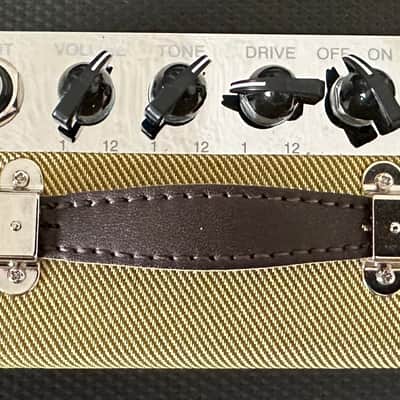 Fender Mini 57 Twin-Amp Early 2000’s - Tweed/Leather image 3