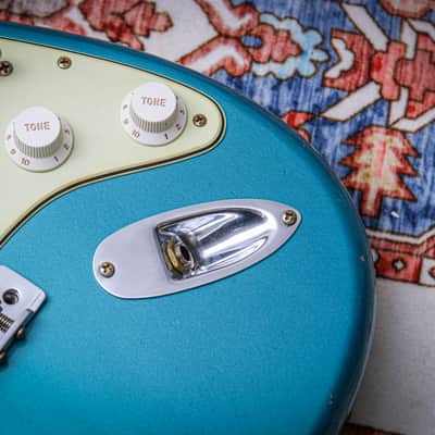 FENDER USA Custom Shop '62 Stratocaster *Dealer Exclusive Flamethrower Journeyman Relic "Ocean Turquoise" (2025) image 11