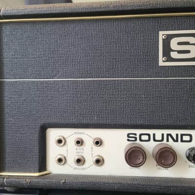 Sound City 120 Head 1970s - Black image 6