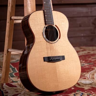 Cort ABSTRACTDELTA Masterpiece Series Deeper OM Body Master Grade Solid Sitka Spruce Mahogany Neck 6-String Acoustic-Electric Guitar w/Hard Case image 6