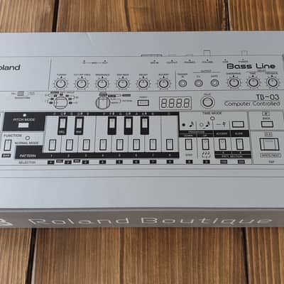 Roland TB-03 Boutique Series Synthesizer Module Bass Line Synthesizer 2016 - Present - Silver image 6