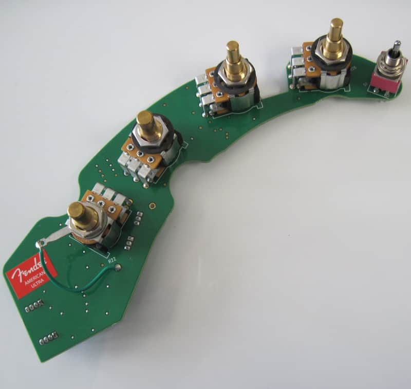 Fender American Ultra Precision Bass Preamp PCB Assy 7716594000 image 1