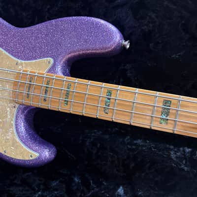 Fender Limited Edition Adam Clayton Jazz Bass 2017 - Purple Sparkle image 8