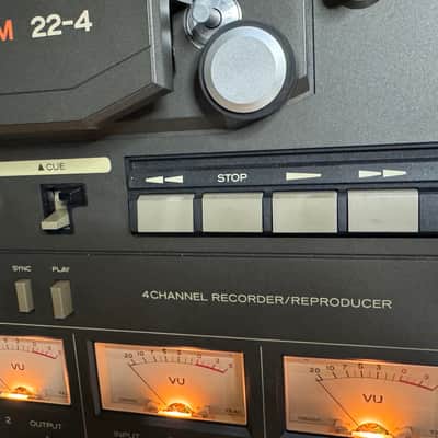 TASCAM 22-4 4-Channel Reel to Reel Recorder – Serviced – Tested – AS IS image 3