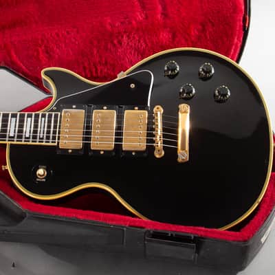 1992 Gibson Pre-Historic ’57 Les Paul Custom 3-Pickup Custom Shop Black Beauty w/ Chainsaw Case image 1