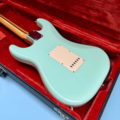 2010 Fender Classic '50s Stratocaster Surf Green w/Fender Black Tolex Hardcase image 11