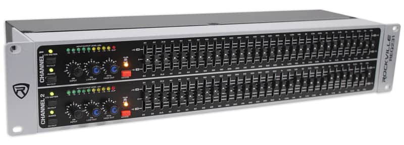 Rockville REQ231 Dual 31 Band Home Theater Graphic Equalizer EQ w/ Sub-Output image 1