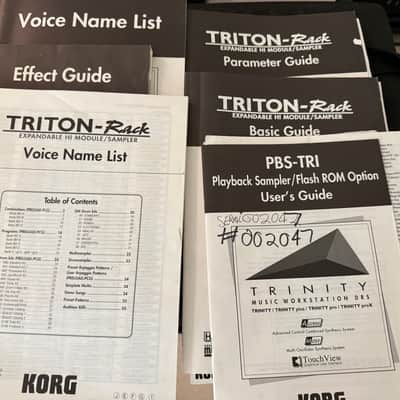 Korg Triton Rack Rackmount Polyphonic Workstation image 4