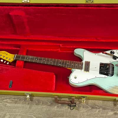 MyDream Partcaster Custom Built - Old Ash Surf Green Lollar Gold Foil image 2