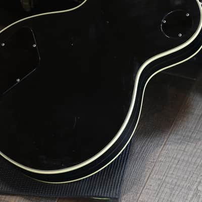 1976 Gibson Les Paul Custom Double Cream Electric Guitar Black Ebony + OHSC image 16