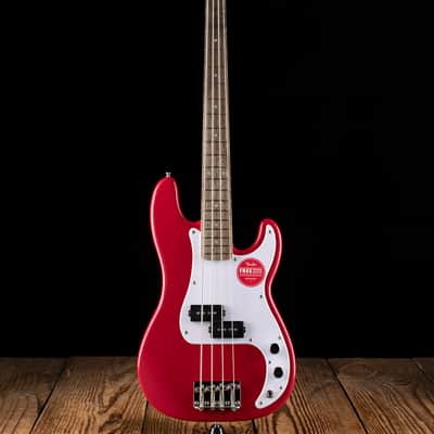 Squier Mini Precision Bass - Dakota Red - Free Shipping image 2