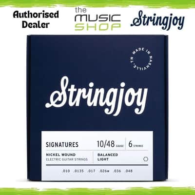 Stringjoy 10-48 Balanced Light Signatures NW Electric Guitar Strings - SJ-BAL10 image 1