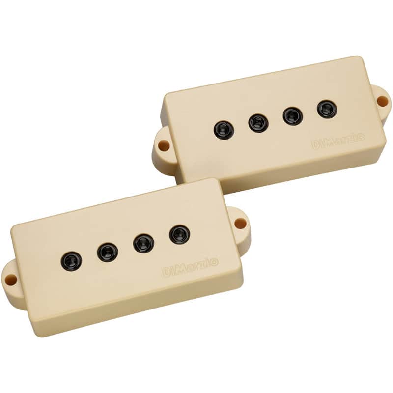 DiMarzio Model P 4 String Precision Bass® Pickup - Cream Covers image 1