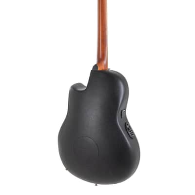 Ovation CEB44-1N Celebrity Elite Exotic Mid Depth Mahogany Neck 4-String Acoustic-Electric Bass Guitar image 2