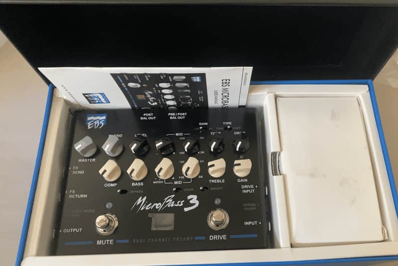 EBS MicroBass 3 2-channel Preamp Pedal image 1