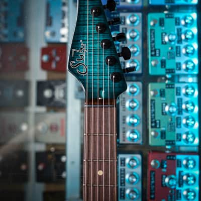Suhr Modern T Custom - Trans Teal Burst image 4