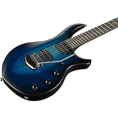 The Majesty Ernie Ball Music Man John Petrucci Majesty 6 Electric Guitar (NEW ARRIVAL) 2024 - Blue Silk image 5
