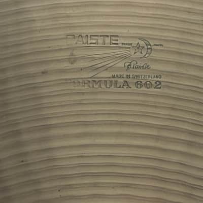 Paiste 26" 602 Medium 4143 grams 1973 image 4
