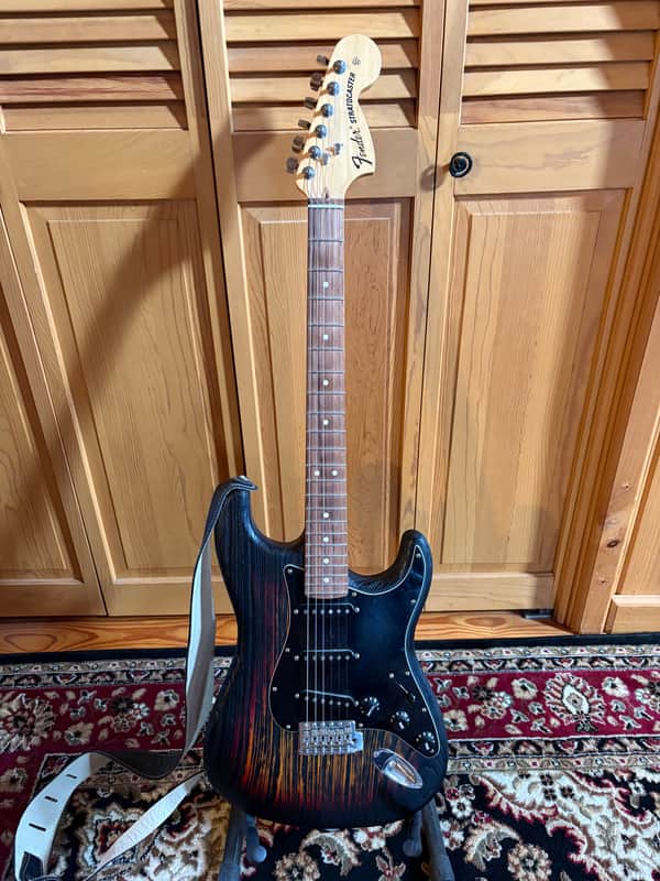 Fender Limited Edition American Sandblasted Stratocaster 2016 - Sandblasted 3-Tone Sunburst image 1