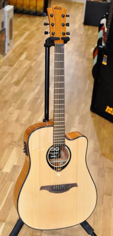 Lag T66DCE / Lâg T66 DCE Tramontane Dreadnought Electric | Reverb