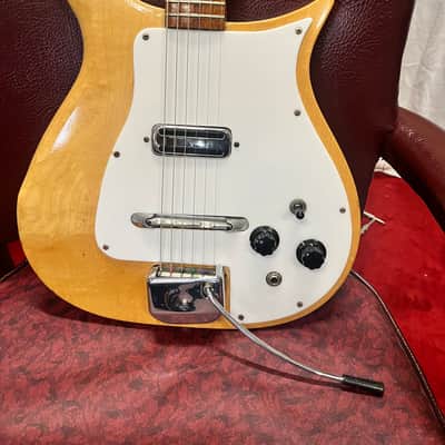 Rickenbacker 425 6 String Electric Guitar w/ Factory Vibrato 1966 - Natural image 3