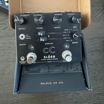 Walrus Audio Slöer Stereo Multi-Texture Reverb - Matte Black image 1