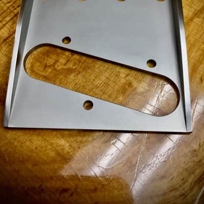 Van Dyke-Harms Telecaster Hybrid Bridge-Stainless Steel, Toploader, String Through image 3