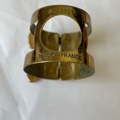 Vintage Selmer Paris Tenor Saxophone Ligature and Cap Set - Listing #1 image 2