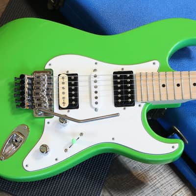 GJ2 Grover Jackson Custom Stratocaster Owned by Fish Electric Guitar Green + OHSC image 2