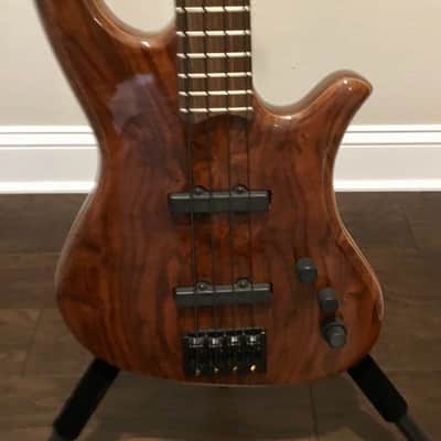 Togar Guitars Custom Built 4 String Stratus Bass 2017 - Claro Walnut image 3