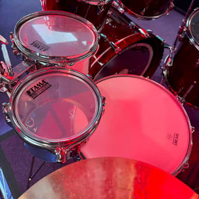 Yamaha Yamaha Birch Custom Absolute Drum Kit Wine Red - Wine Red imagen 9