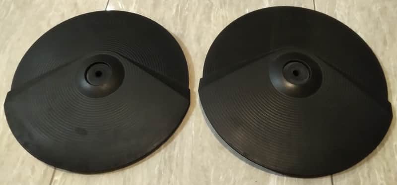Two Roland CY-8 V-Cymbal 12" Dual-Trigger Pads [$30 shipping] image 1
