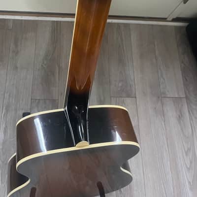 Vintage Regal Round Neck Resonator Acoustic Guitar Sunburst image 16