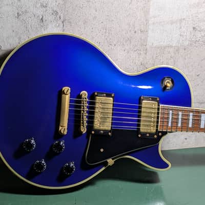 Fernandes Burny RLC-70 Les Paul Custom 90's Metallic Blue MIJ Japan image 17