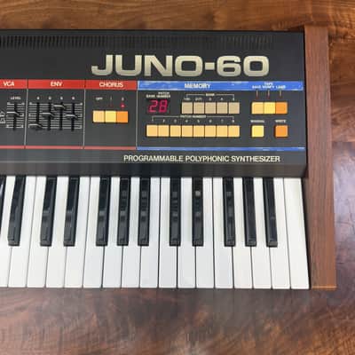 Roland Juno-60 - NIce - Serviced - options: Midi, Chorus Input, Factory Case image 5