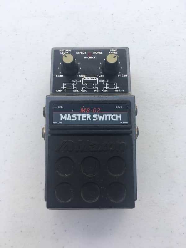 Maxon MS-02 Master Switch Line Selector Rare Vintage Guitar Pedal MIJ Japan image 1
