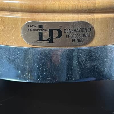 L.P. Latin Percussion Generation II Bongos w/Comfort Curve II Rims & Deluxe LP Bag image 2