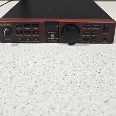 Oberheim MiniGrand 64-Voice Half Rack Piano Module 1997 - Burgundy image 2