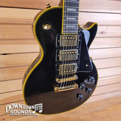 2020 Epiphone Joe Bonamassa Black Beauty Les Paul Custom with Epiphone Hard Case - Black Beauty, CoA, 8lbs 14oz image 1